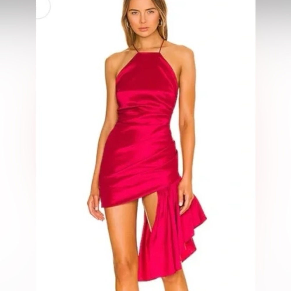 NWTS never worn Lovers and Friends Laren Mini Dress color red